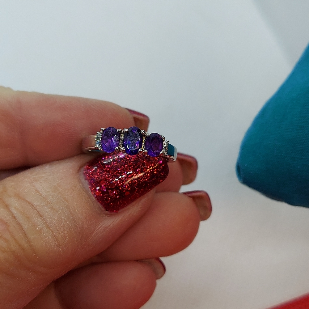 African Amathyst Ring